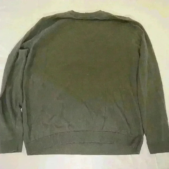 APT.9 Standard Fit Knit Wool Acrylic Crew Neck  Sweater In Green size XL - Picture 3 of 7